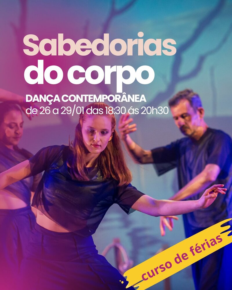 Sabedorias do corpo - Contemporâneo - Cursos de Férias